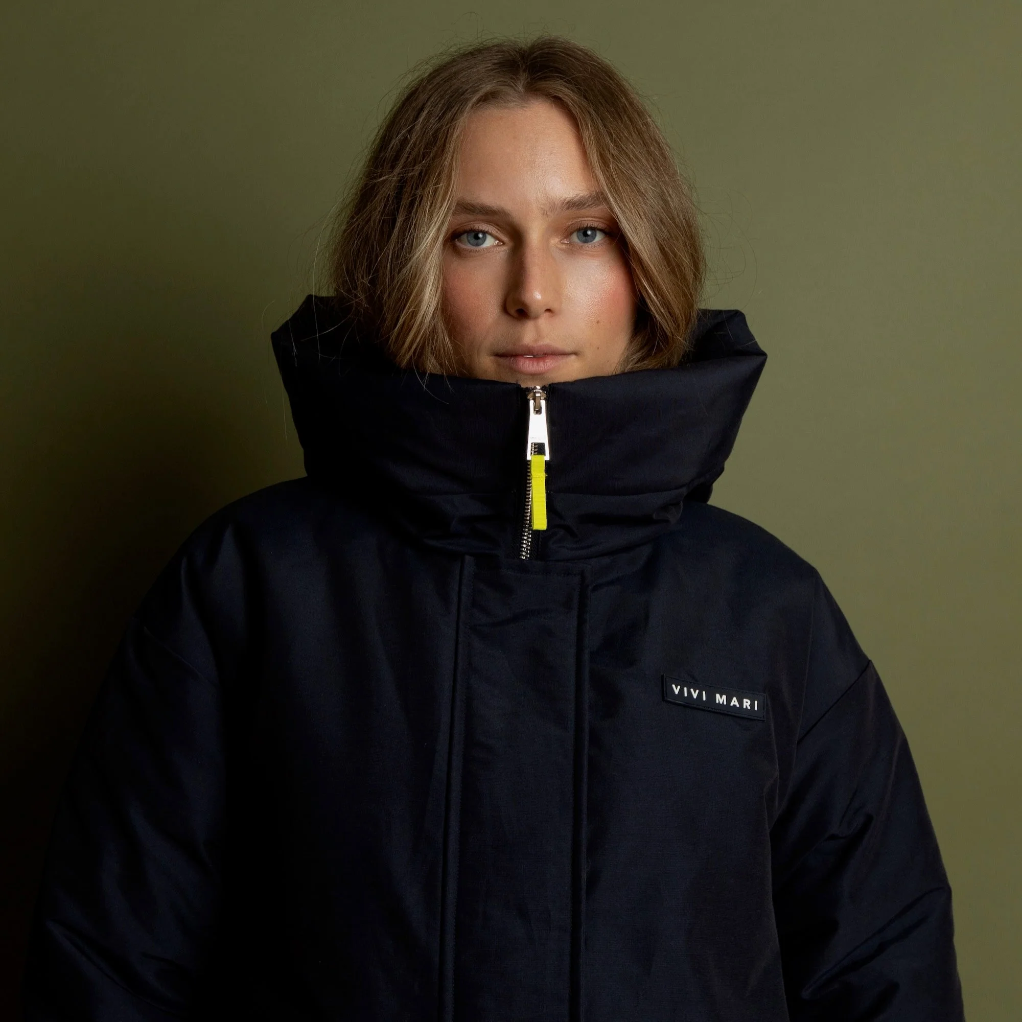 Winter Parka navy/leo navy-olive - Image 3