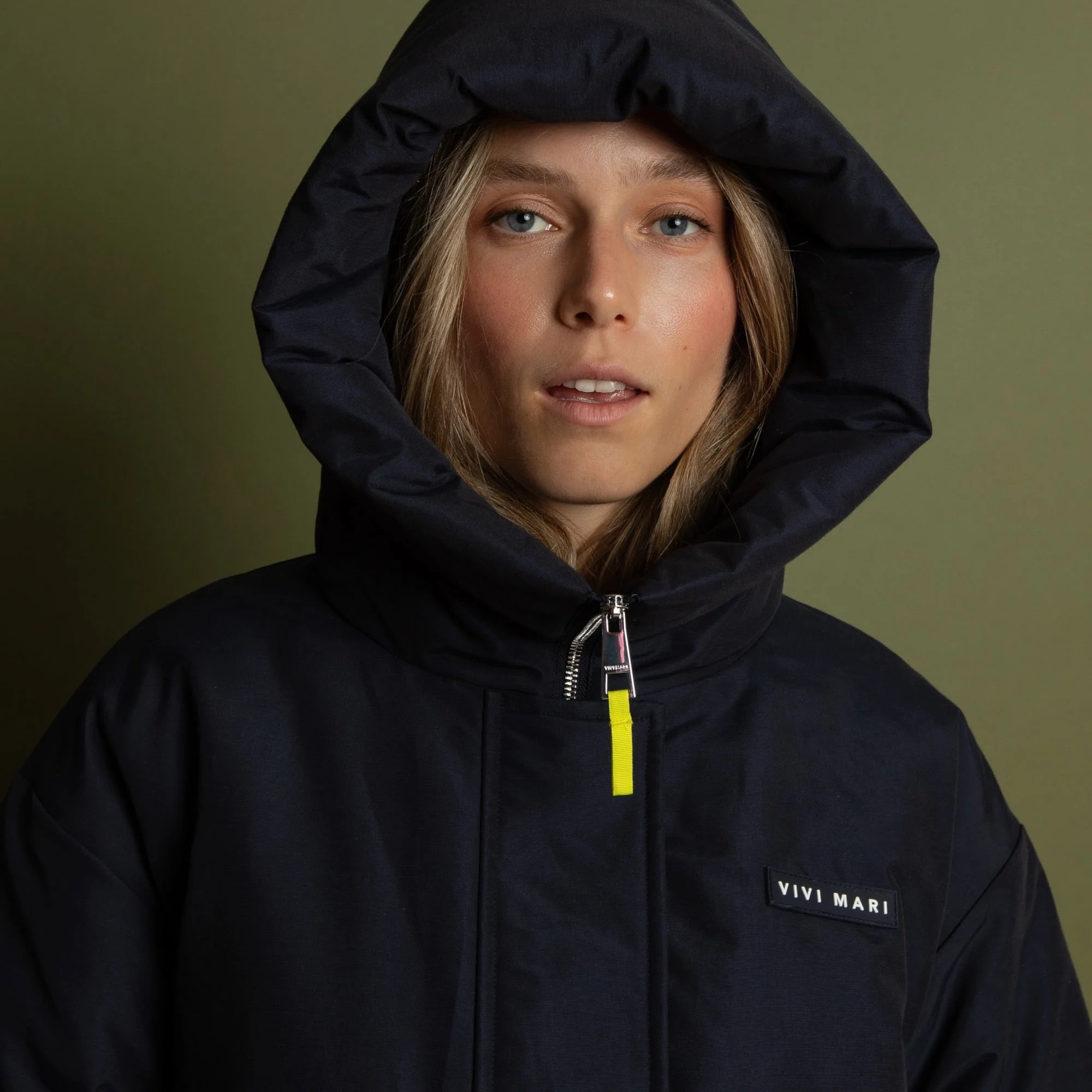 Winter Parka navy/leo navy-olive - Image 4