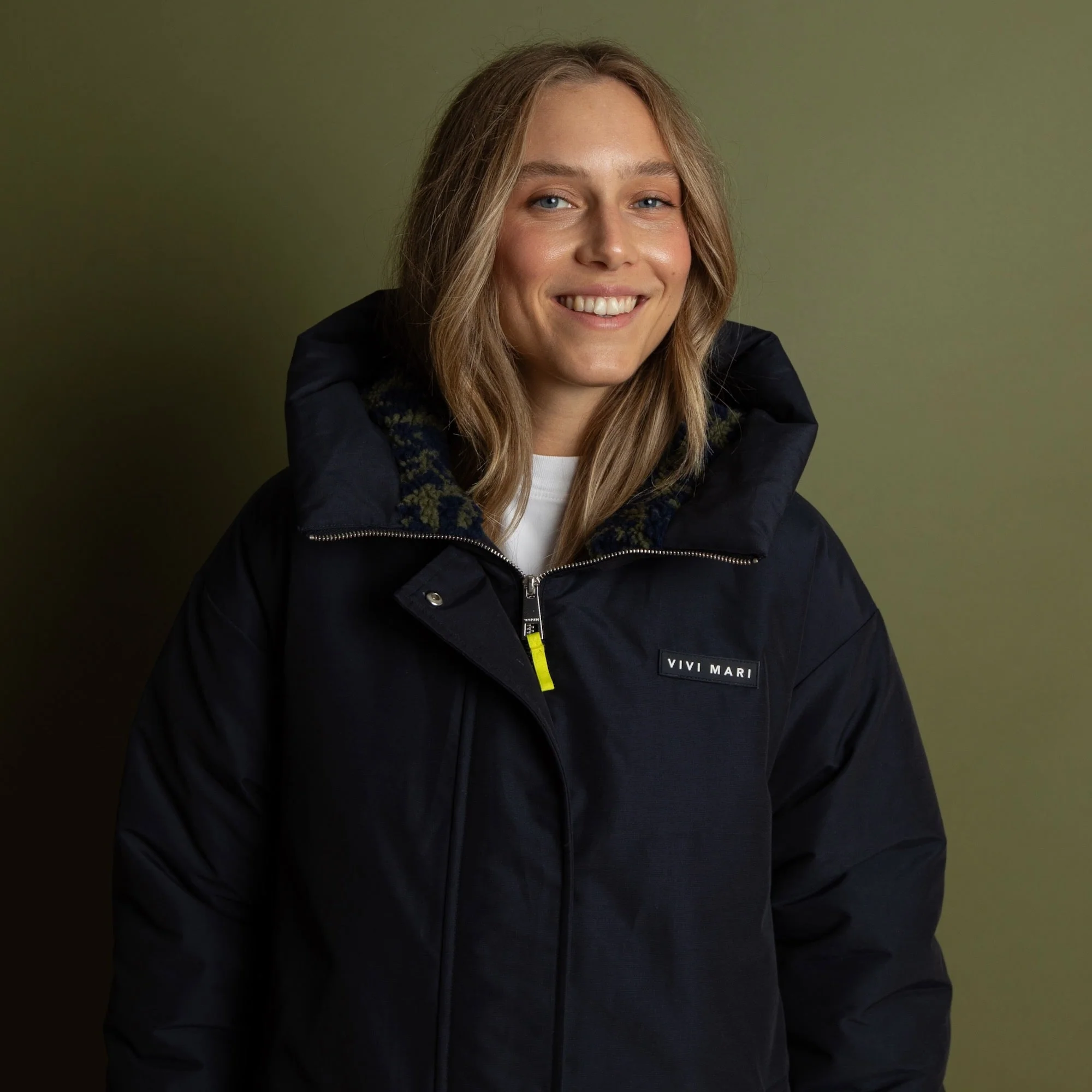 Winter Parka navy/leo navy-olive - Image 5