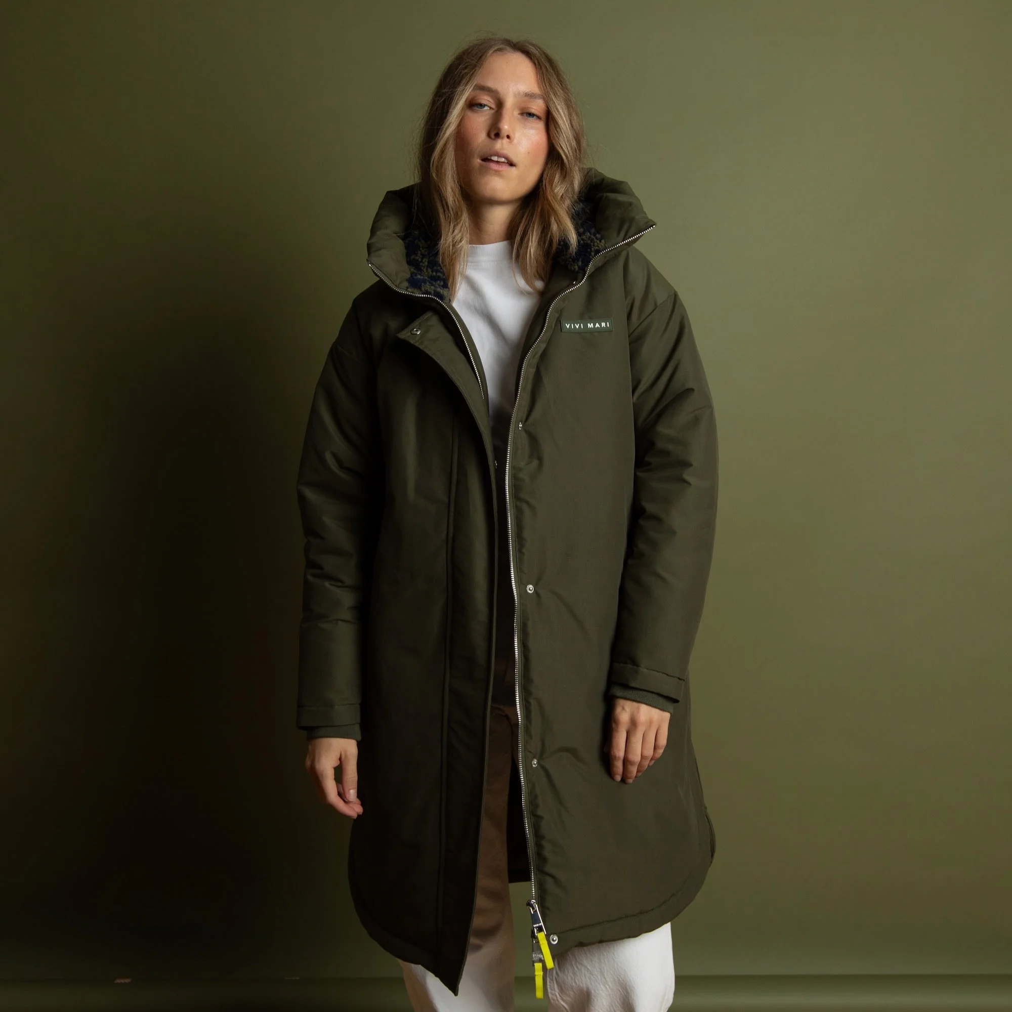Winter Parka olive/leo navy-olive - Image 8