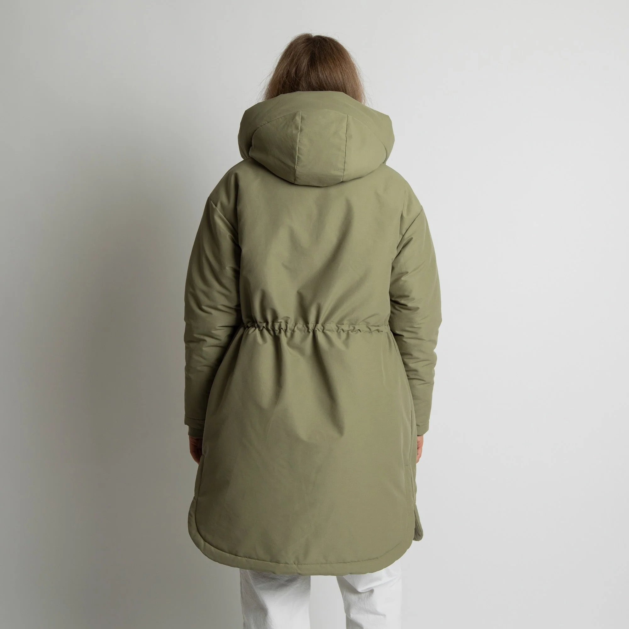 Winter Parka pale olive/sand - Image 11