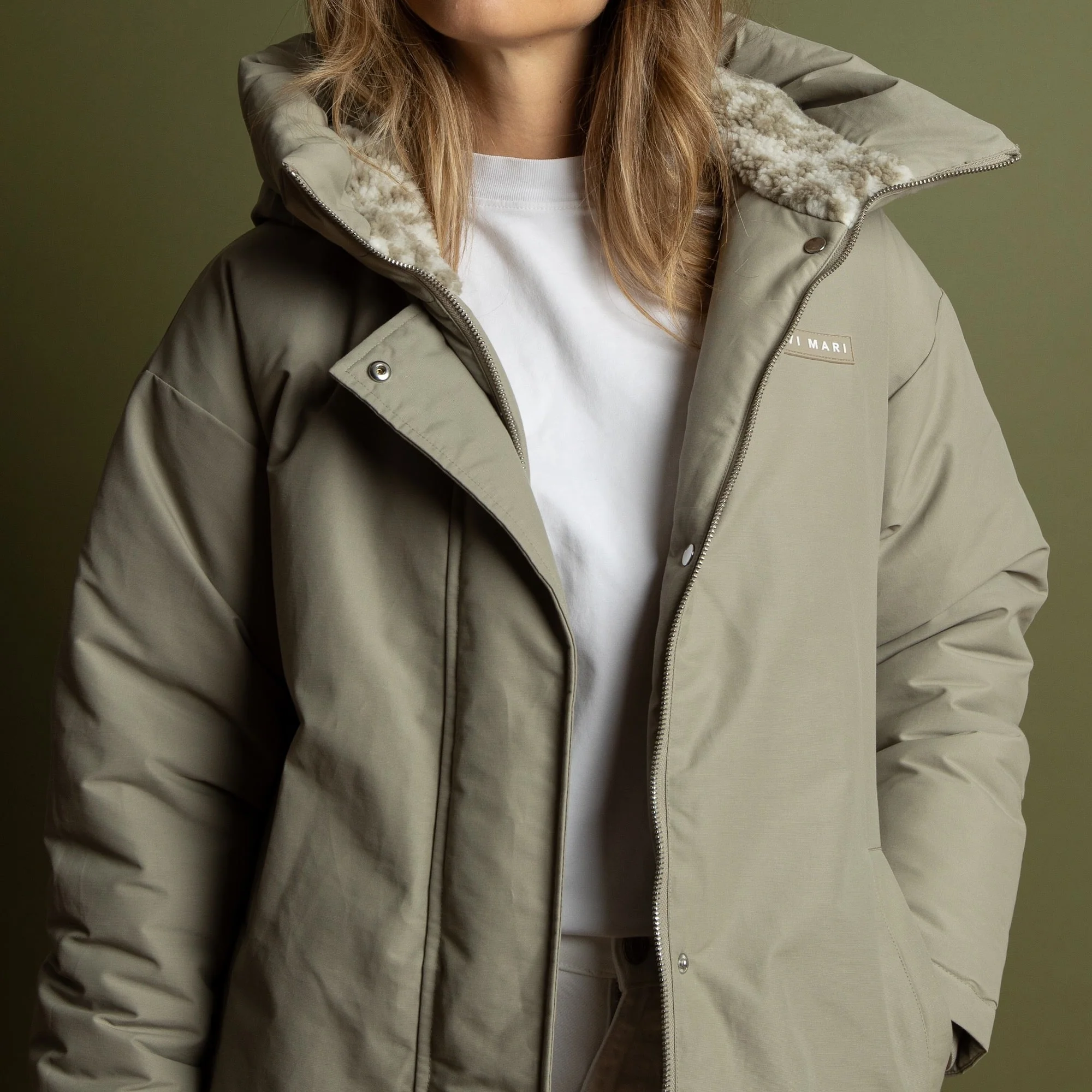 Winter Parka stone/leo stone-sand - Image 5